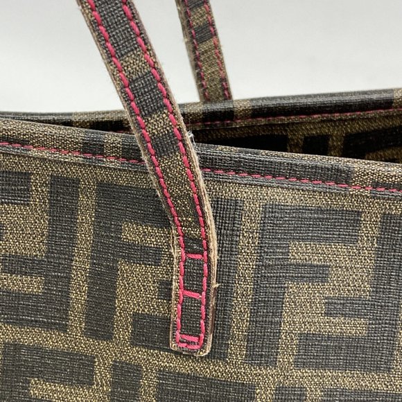 Fendi Zucca Brown Tote Bag for Women - Picture 8 of 12